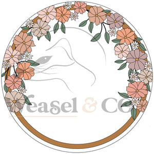 Daisies with a Hoop Digital Template for Scrollsaw Artists