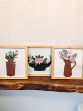 Load image into Gallery viewer, Spring Flowers In a Water Jug Wood Sign
