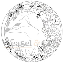 Load image into Gallery viewer, Peonies with a Hoop Digital Template for Scrollsaw Artists
