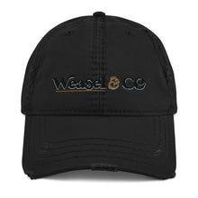 Load image into Gallery viewer, Weasel&amp;Co Logo Distressed Dad Hat
