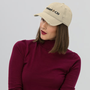 Weasel&Co Logo Distressed Dad Hat